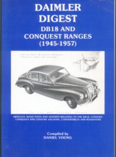 Daimler Digest DB18 and Conquest ranges (1945-1957)