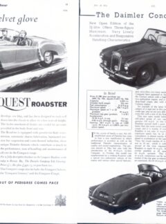 Daimler Digest DB18 and Conquest ranges (1945-1957)